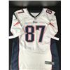 Image 2 : ROB GRONKOWSKI STITCHED NIKE WHITE PATRIOTS ON FIELD JERSEY