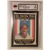 Image 1 : 1959 TOPPS NO.130 LOU JACKSON ROOKIE CARD KSA GRADED 6