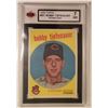 Image 1 : 1959 TOPPS NO.502 BOBBY TIEFENAUER ROOKIE CARD KSA GRADED 7