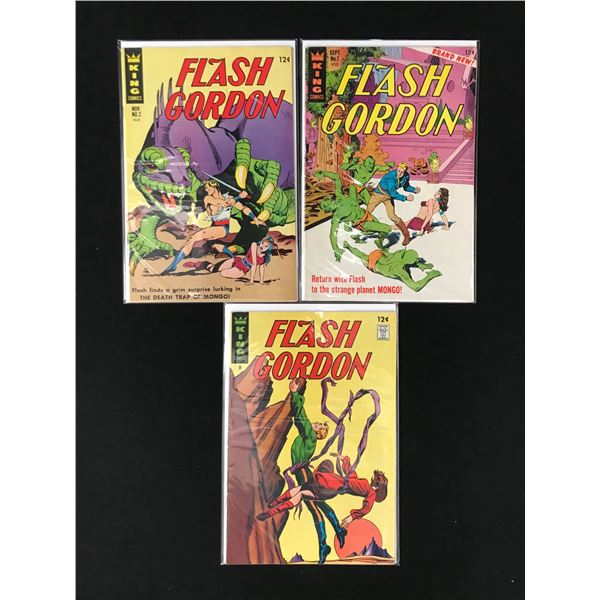 LOT OF 3 FLASH GORDON COMICS (KING COMICS)