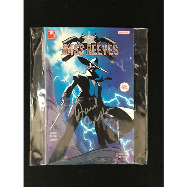 DAVID OYELOWO SIGNED BASS REEVES COMIC HA COA