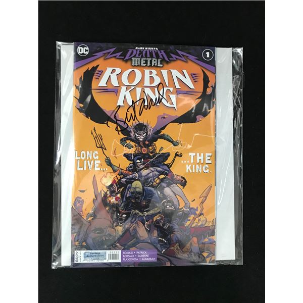 BURT WARD SIGNED DEATH METAL ROBIN KING COMIC HA COA