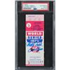 Image 1 : PETE ROSE AND JOHNY BENCH SIGNED 1975 WORLD SERIES TICKET (PSA AUTHENTIC)