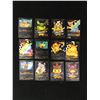 Image 1 : POKEMON BLACK FOIL PIKACHU TRADING CARD LOT