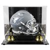 Image 1 : TYREEK HILL SIGNED MIAMI DOLPHINS MINI HELMET IN DISPLAY CASE (BECKETT COA)