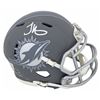 Image 2 : TYREEK HILL SIGNED MIAMI DOLPHINS MINI HELMET IN DISPLAY CASE (BECKETT COA)