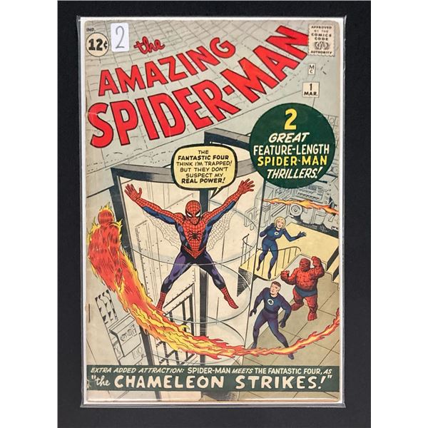 * RARE HIGH GRADE MARVEL COMICS THE AMAZING SPIDER-MAN NO.1 COMIC)