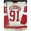 Image 3 : SERGEI FEDOROV SIGNED DETROIT REDWINGS STANLEY CUP CCM JERSEY (BECKETT COA)