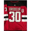 Image 1 : MARTIN BRODEUR SIGNED NEW JERSEY DEVILS PRO JERSEY (JSA COA)