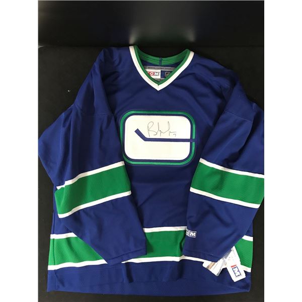 KEVIN BIEKSA SIGNED VANCOUVER CANUCKS JERSEY (GCG HOLO)