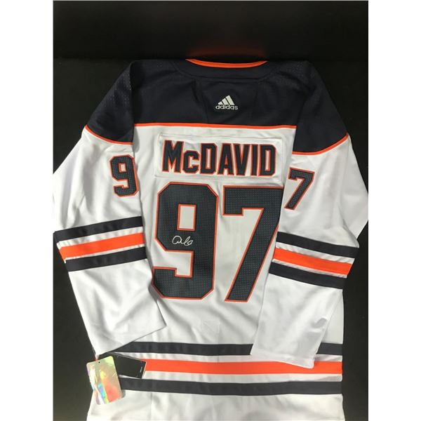 CONNOR MCDAVID SIGNED EDMONTON OILERS PRO JERSEY (BECKETT LOA)