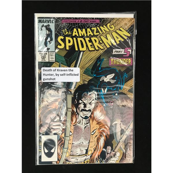 MARVEL COMICS NO.294 THE AMAZING SPIDERMAN