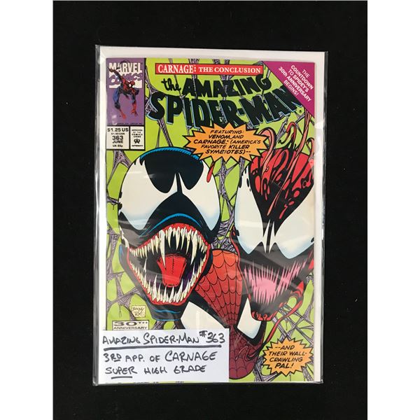 MARVEL COMICS THE AMAZING SPIDER-MAN NO.363 (3RD APP OF CARNAGE)