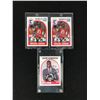 Image 1 : 1989 HOOPS MICHAEL JORDAN ALL STAR AND DAVID ROBINSON RC LOT