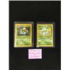 Image 1 : 1999 POKEMON BASE SET BULBASOUR AND IVYSAUR