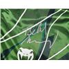 Image 2 : Belal Muhammad Autographed Green Boxing Trunks Beckett COA