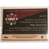 Image 2 : 2010 TOPPS BASEBALL PHIL RIZZUTO WORLD SERIES PATCH