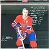 Image 2 : LTD EDITION CUSTOM FRAMED JEAN BELIVEAU DISPLAY WITH LOTS OF INSCRIPTIONS 8/9 FROZEN POND COA