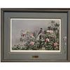 Image 1 : Morning Light “Bluebirds” framed print by Susan Bourdet