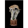Image 1 : Lifesize Leopard or Mt. Lion Mount on detailed habitat
