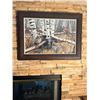 Image 1 : F18 Framed Giclee Print titled: "Ruffed Grouse" by artist Steve P Hamrick