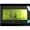 Image 1 : $100 framed gold certificate (154)