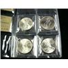 Image 2 : Lot of 7 coins: 3 - proof Ben Franklin 1/2 dollars, 61, 62, 63 and 4 - 1 oz silver coins (194)