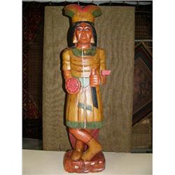 Carved wood cigar store Indian (4)