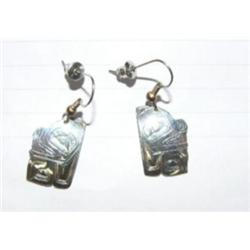 Set of sterling silver earring made by Native artist Jan Lee (189)