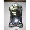 Image 1 : Oval Venetian style mirror with square border (4)