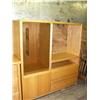 Image 2 : Lot of light finish: dresser, mirror, night stand and TV cabinet (197)
