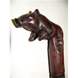 CHOICE on 4: wood canes: boar (4)