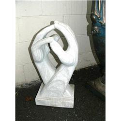2 hands stone sculpture approx. 2' (1)