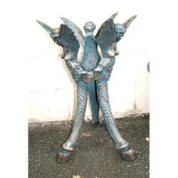 Approx.. 2'2" cast iron angle statue (1)