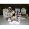 Image 1 : Lot of clocks: Chef, Thomas Kinkade, flower designs, and wedding (2)
