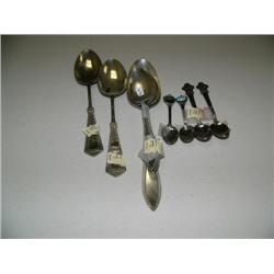 Lot of silver spoons (2)