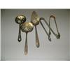 Image 1 : Lot of 5: 3 serving pieces and 2 tongs (2)