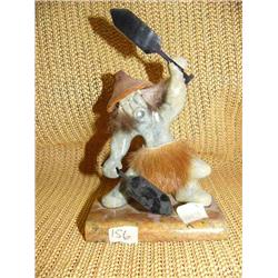 Soapstone dancer by Patrick C. Sowle, 2003 (2)