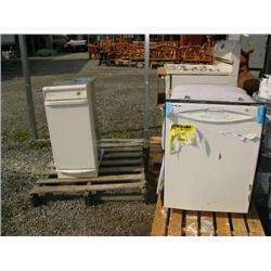 Lot of 3 kitchen appliances: Jenair garbage compacter, Maytag Quiet Series 200 dishwasher and Maytag