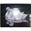 Image 1 : Framed and matted print of 2 swans (2)