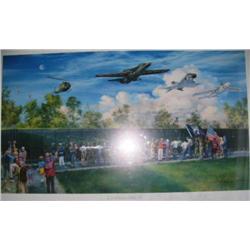 Shrink wrapped print of "A Moving Movement" by Randy Green, signed and numbered, 696/2266 (2)