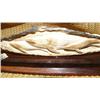 Image 2 : CHOICE on 2: fossilized ivory relief carvings on wood base: family of whales (2)