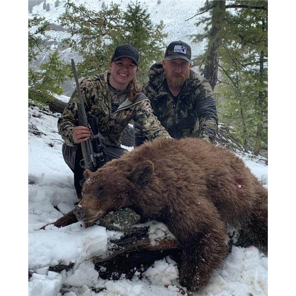 3-Day Youth Idaho Black Bear Hunt with Big Lost River Outfitters and Taxidermy for a Bear Rug