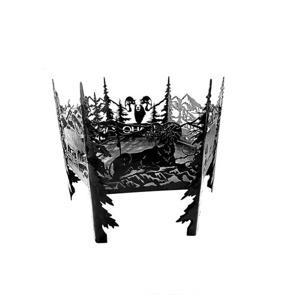 Exquisite Custom Fire Pit by Big Creek Metal Works