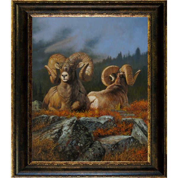 Dallen Lambson Original Framed 16 x 20 Oil on Canvas Painting ‘The Untouchables’