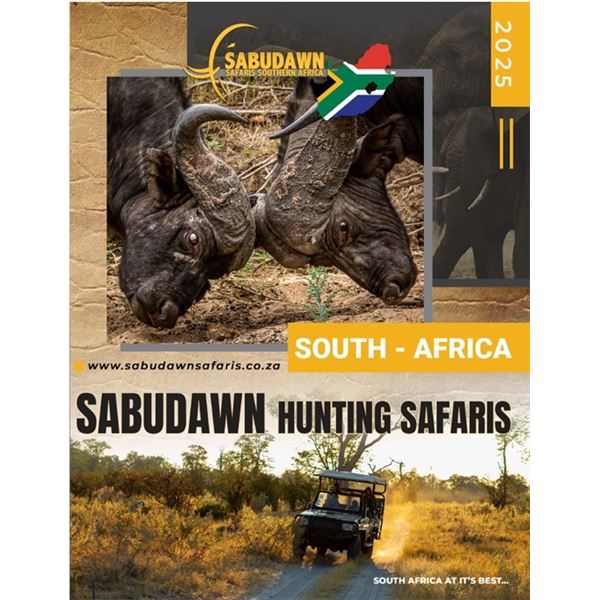 7-day South Africa Safari for Four Hunters with Sabudawn Safaris Southern Africa