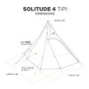 Image 4 : PEAX Solitude 4 Tipi and Torrid Hot Tent Stove