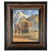 Image 1 : Stands Alone Buffalo Print by Dallen Lambson