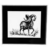 Image 1 : Black and White Ram Print by B Garcia WHC 1982