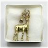 Image 1 : 14k Gold Deer Pendant from Russia